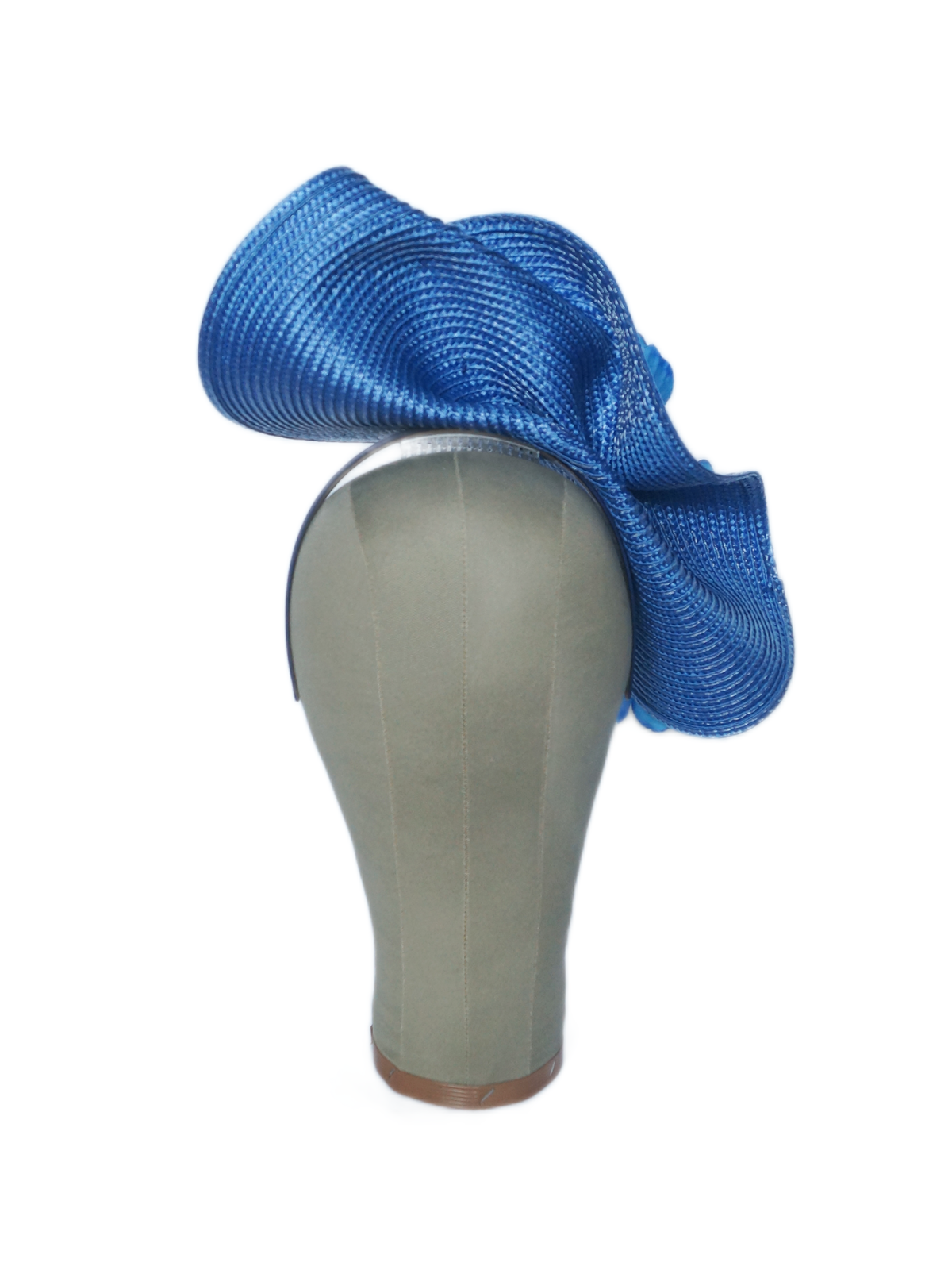 Royal Blue Orchid Fascinator | Modern Race Day Headband