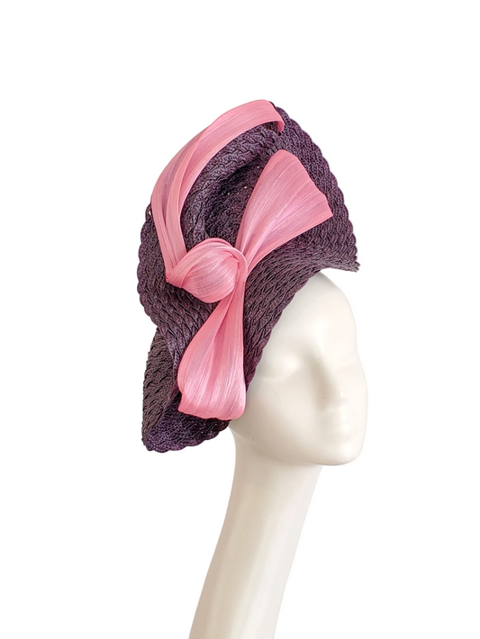 Purple Fascinator Headband
