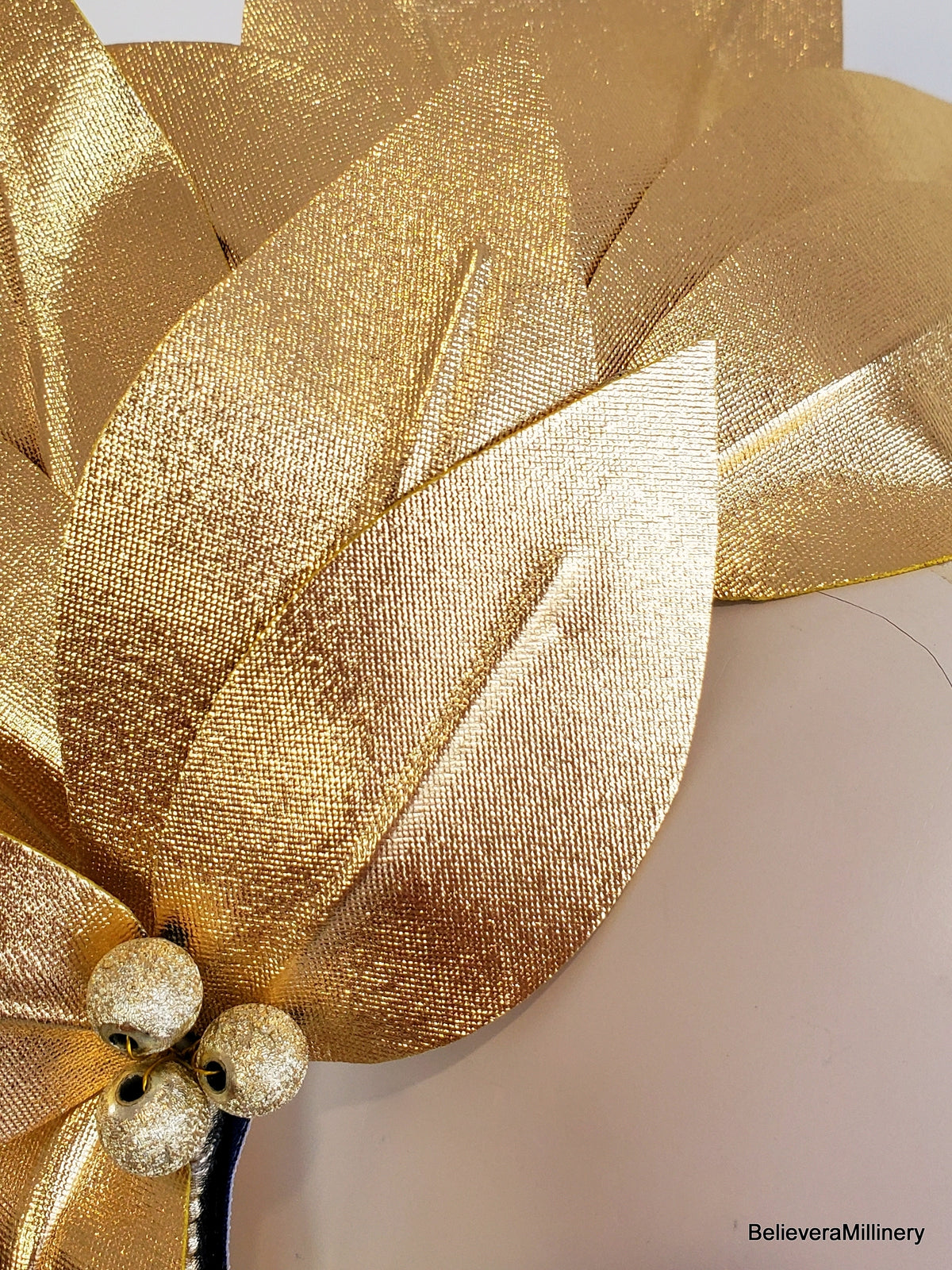 Gold Fascinator