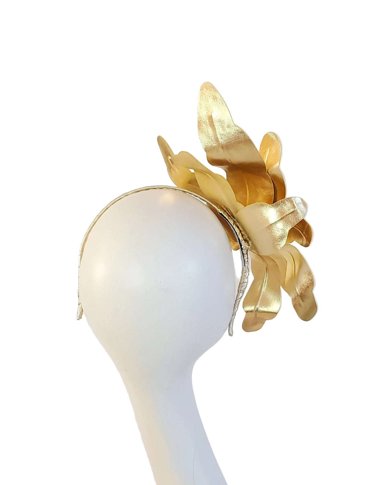 Gold Leaf Headband Fascinator