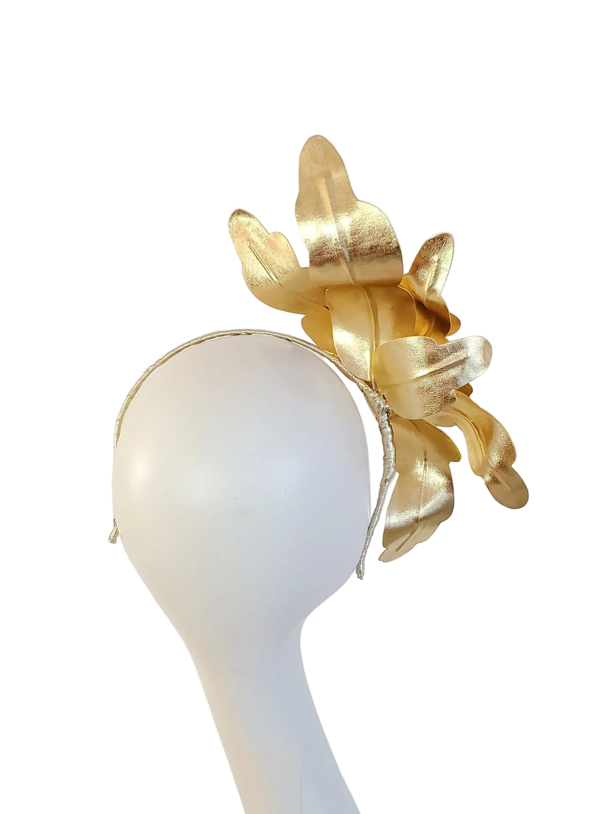 Gold Leaves Headband Fascinator | Handcrafted Australian Millinery