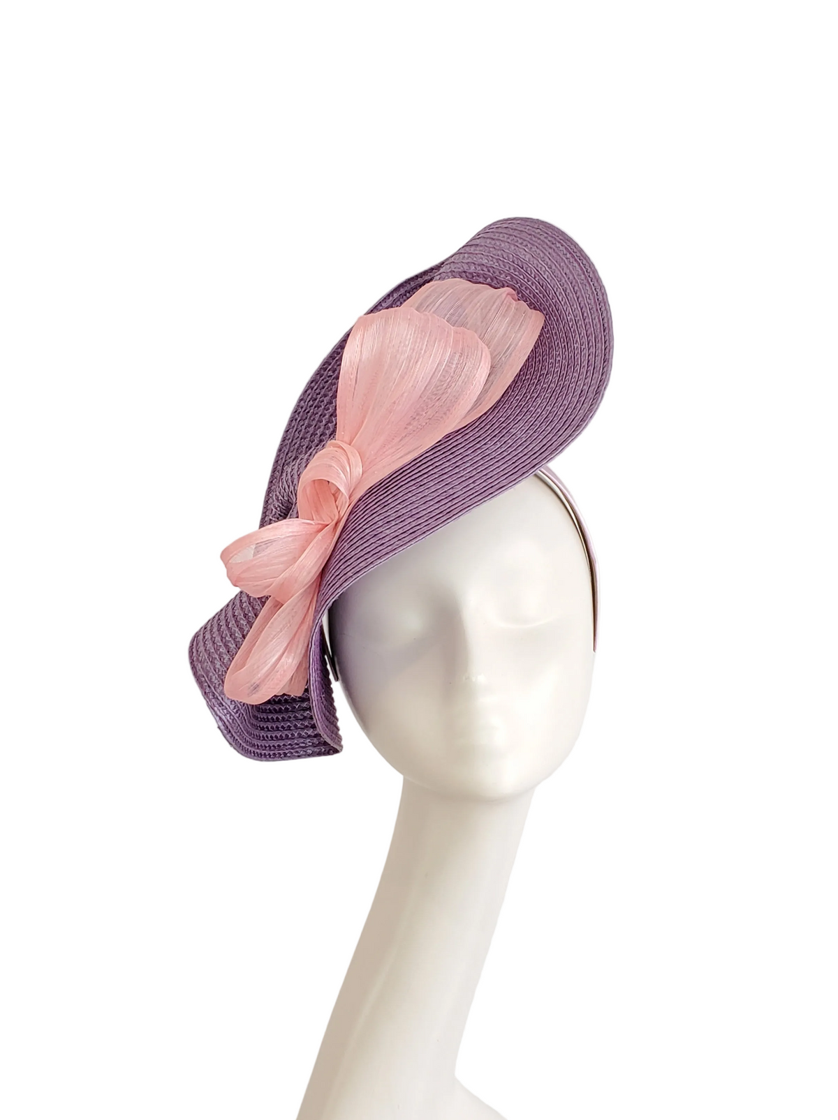 Lavender Purple Fascinator Hat