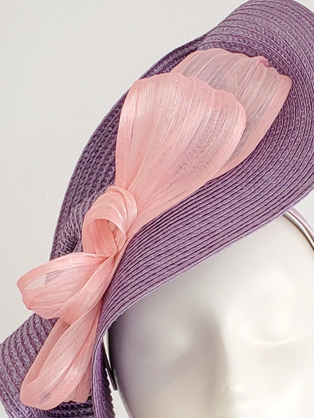 Lavender Purple Fascinator Hat