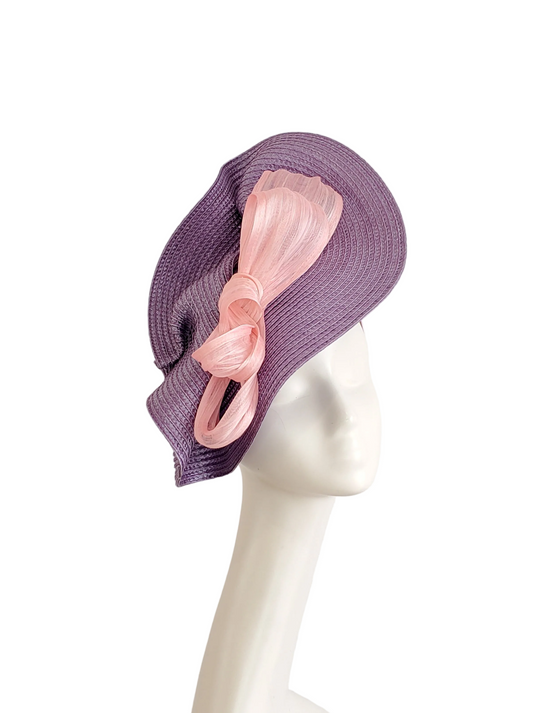 Lavender Purple Fascinator Hat