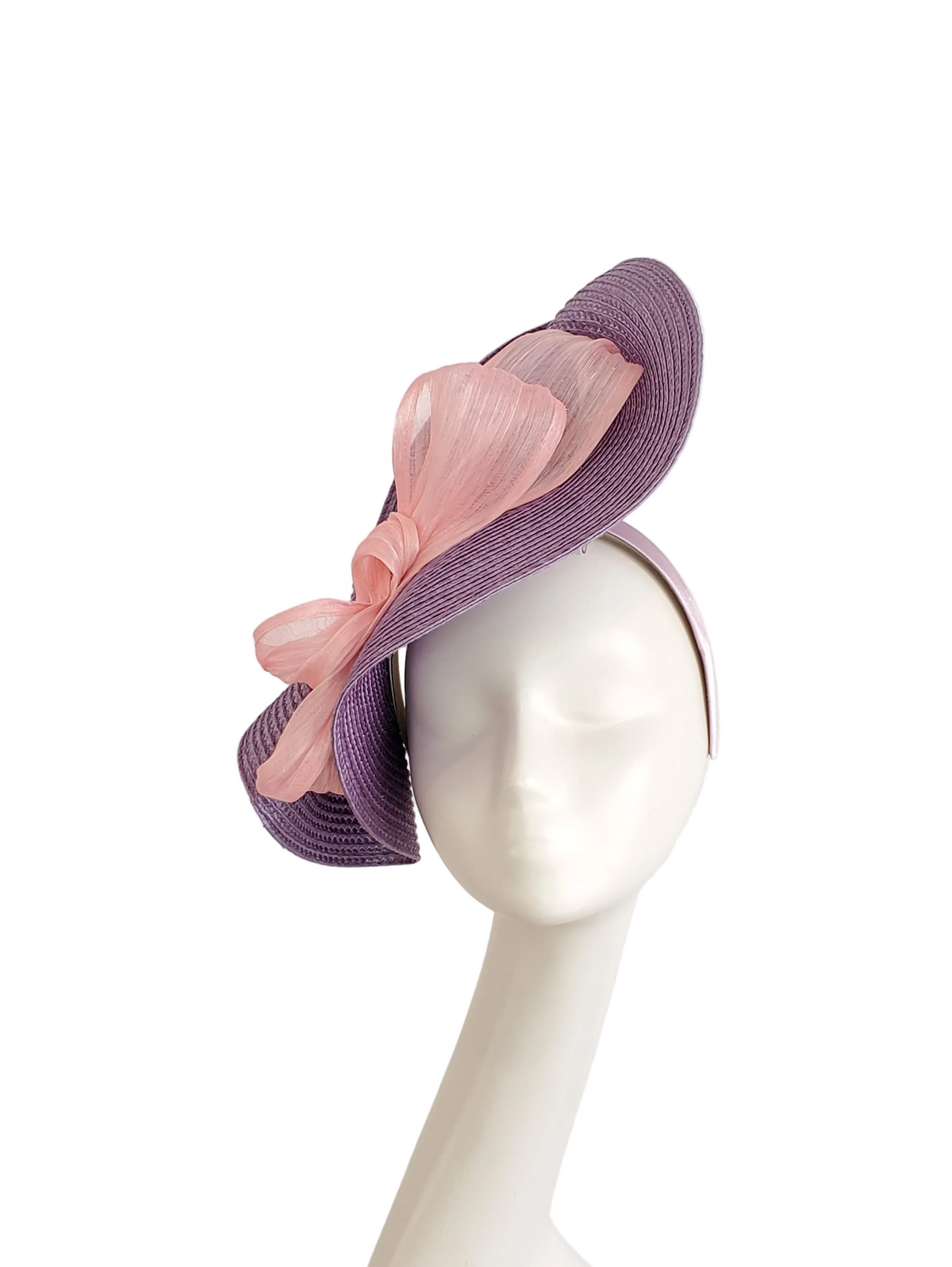 Lavender Purple Fascinator Hat