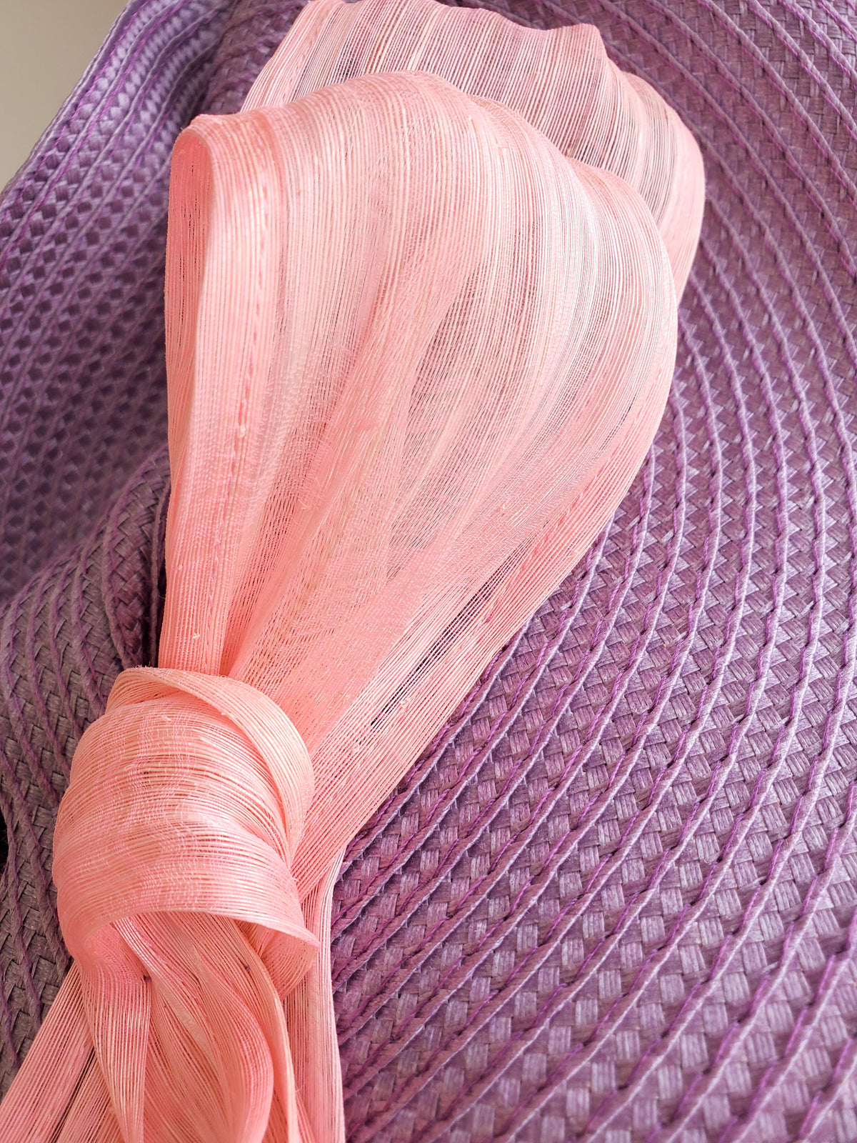 Lavender Purple Fascinator Hat