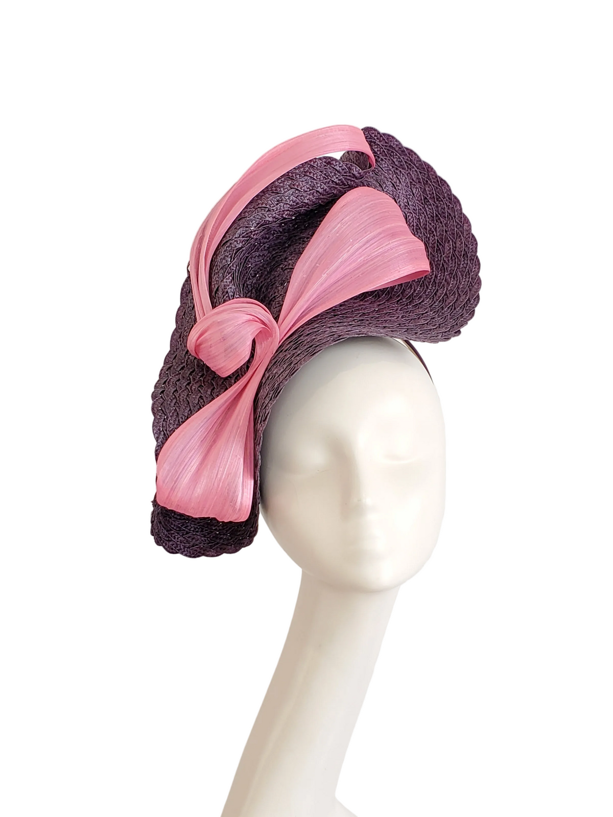 Purple Fascinator Headband
