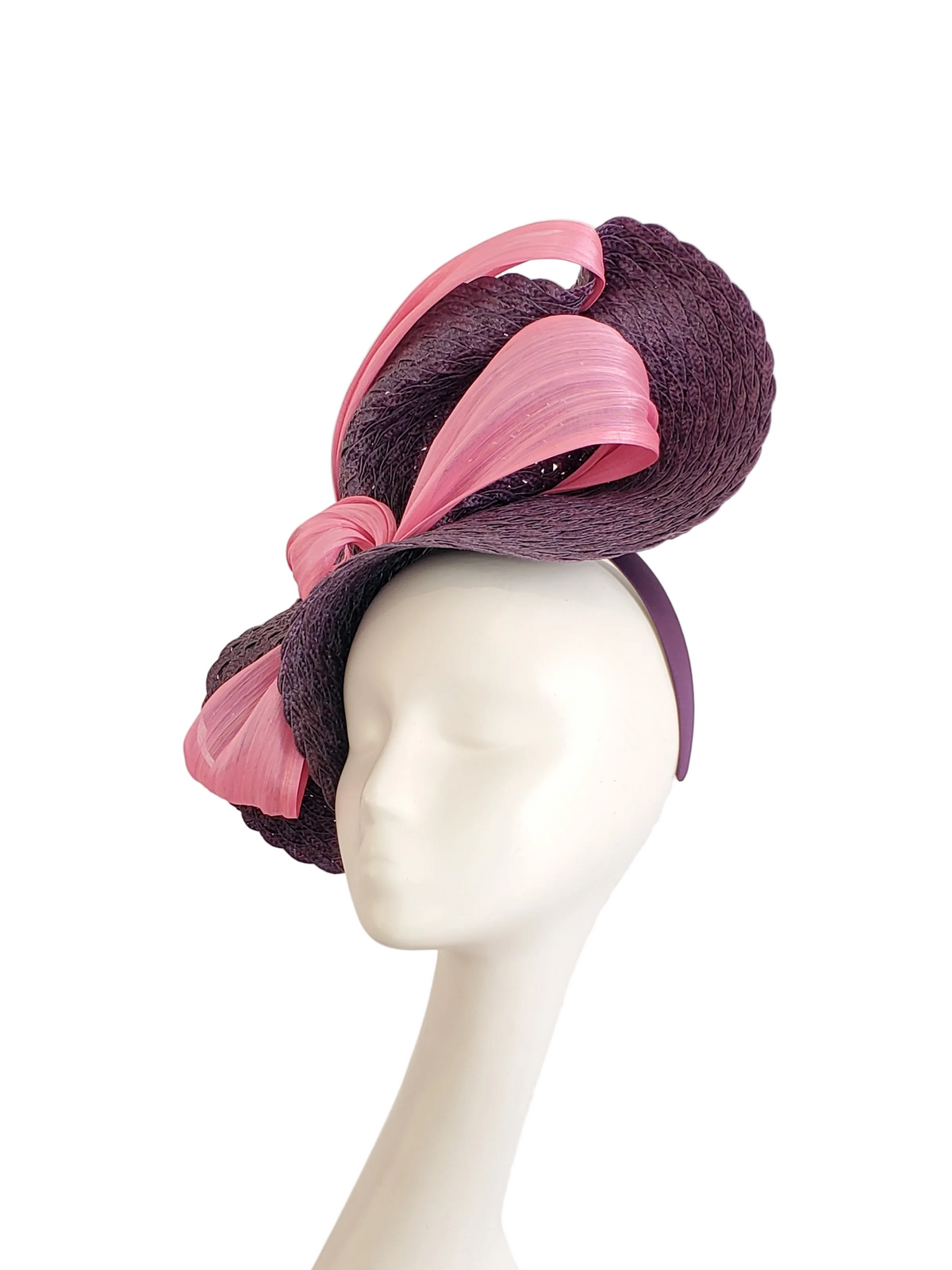 Purple Fascinator Headband