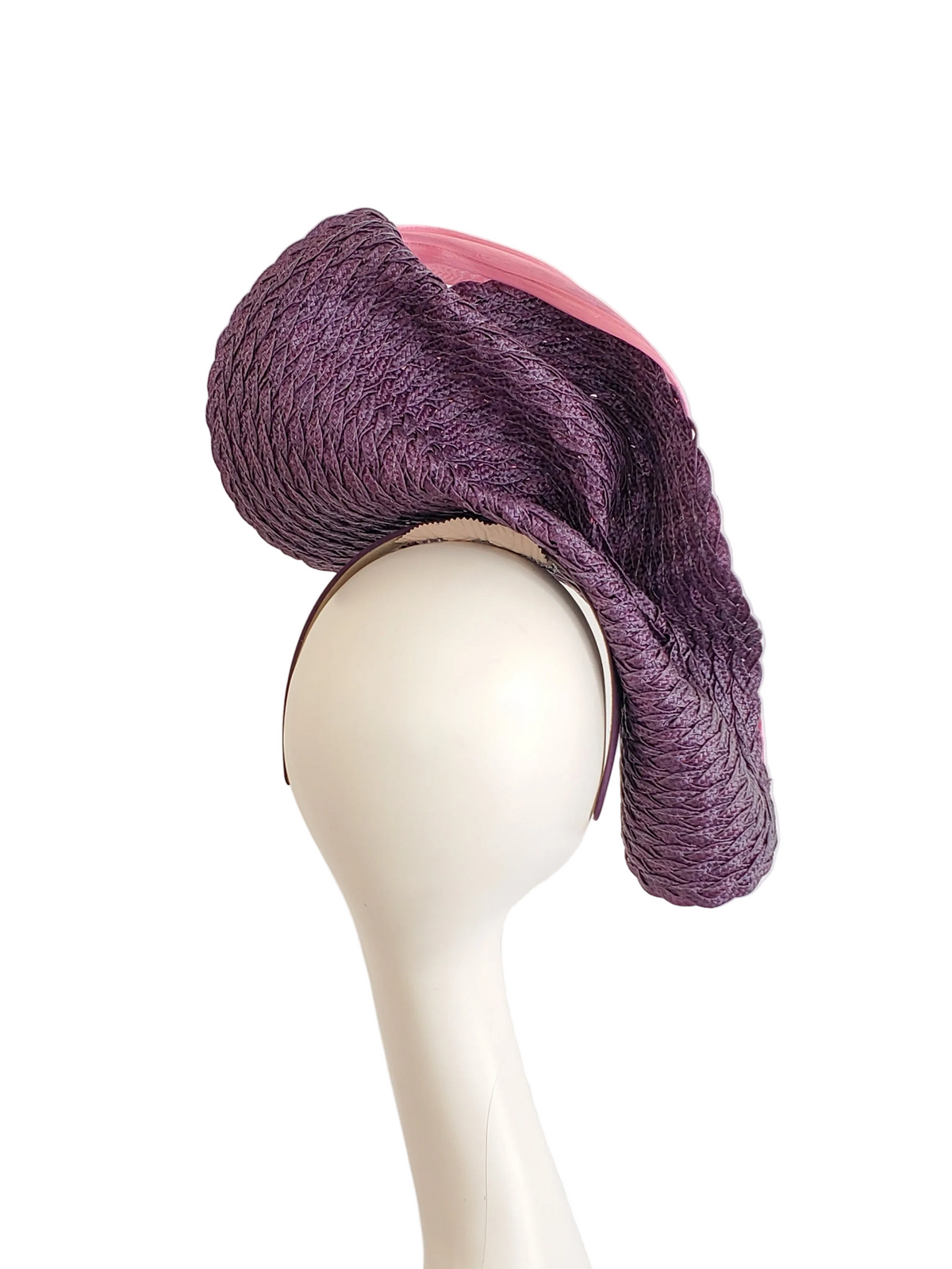Purple Fascinator Headband