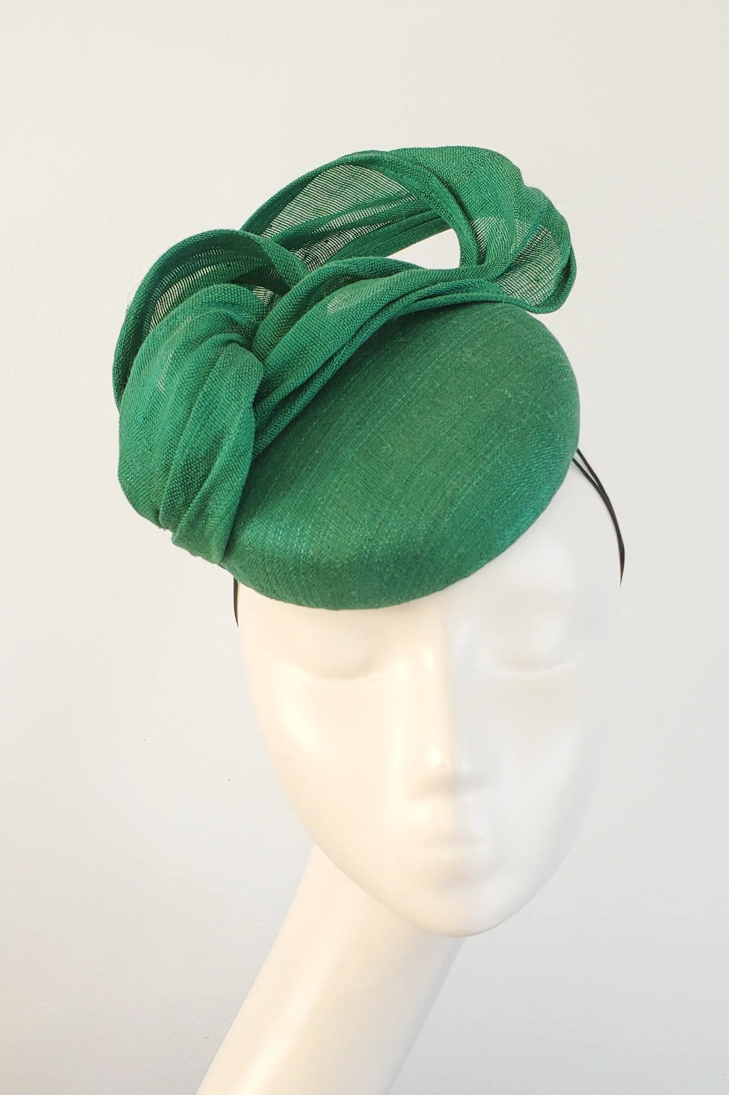 Green Sinamay Hat – Melbourne Cup & Derby Day