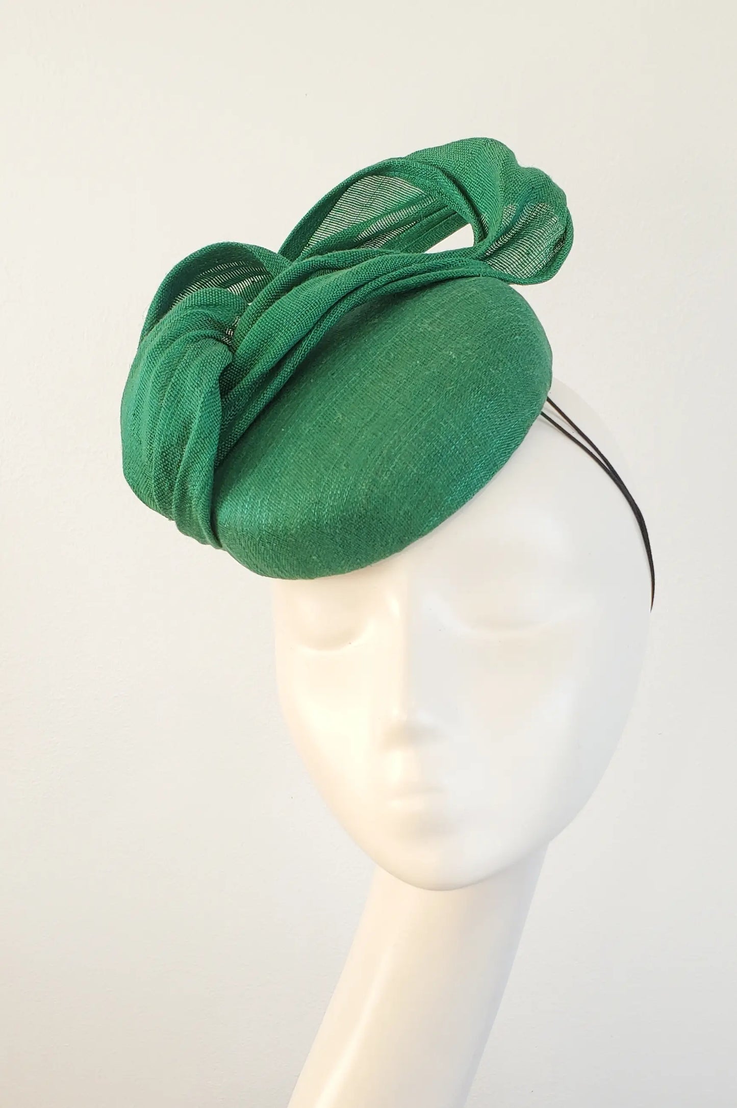 Green Sinamay Hat – Melbourne Cup & Derby Day