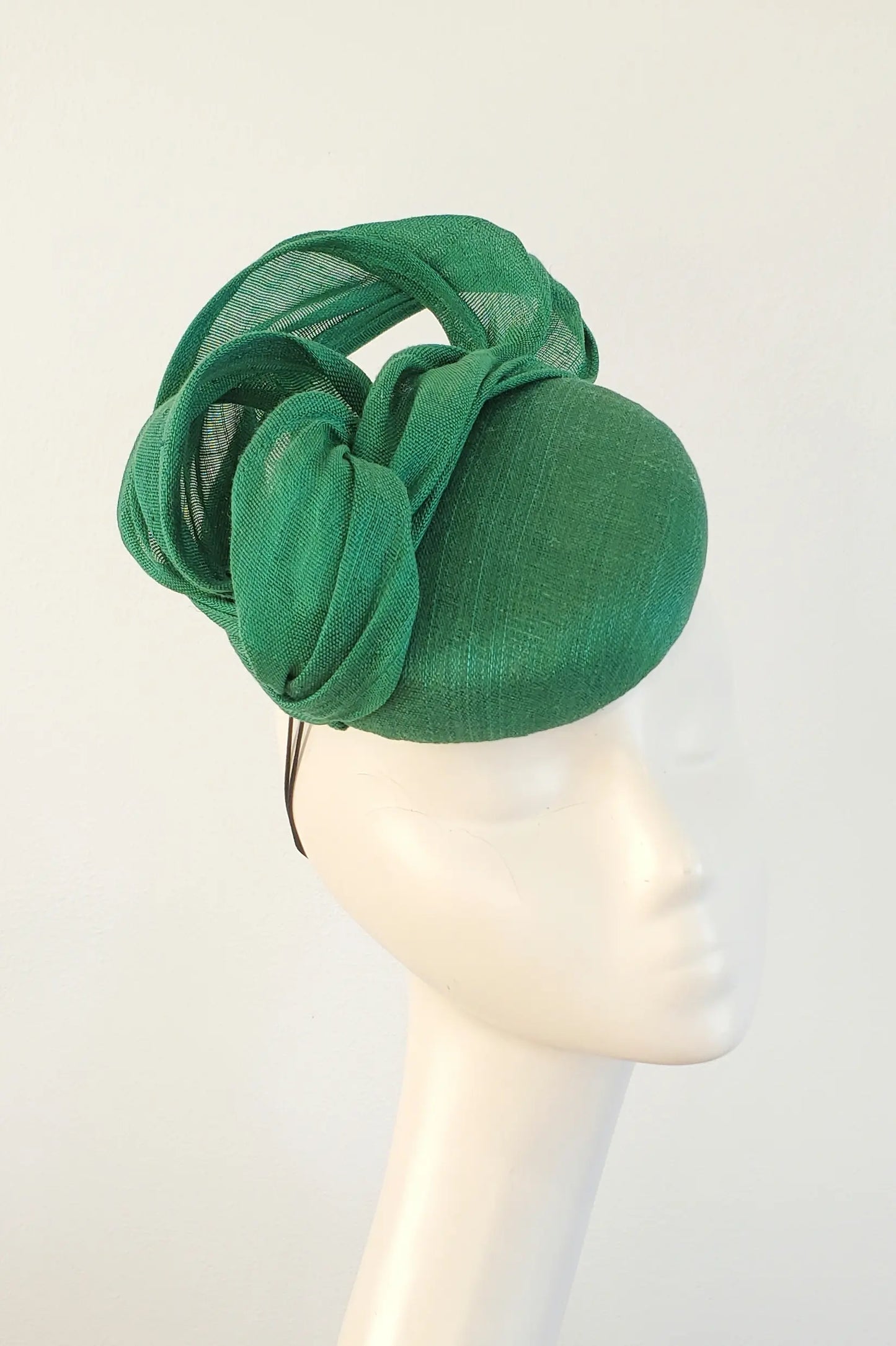 Green Sinamay Hat – Melbourne Cup & Derby Day