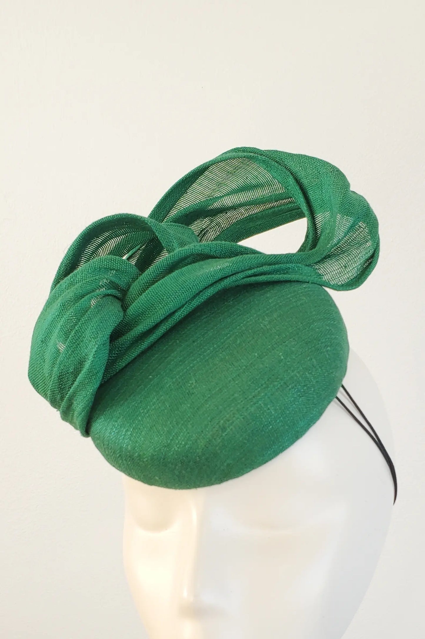 Green Sinamay Hat – Melbourne Cup & Derby Day