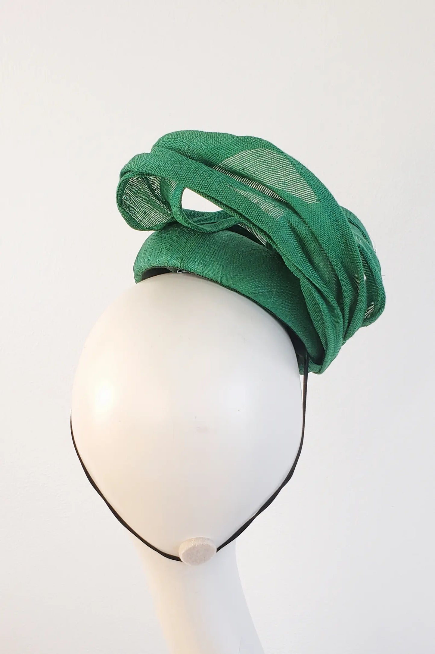 Green Sinamay Hat – Melbourne Cup & Derby Day