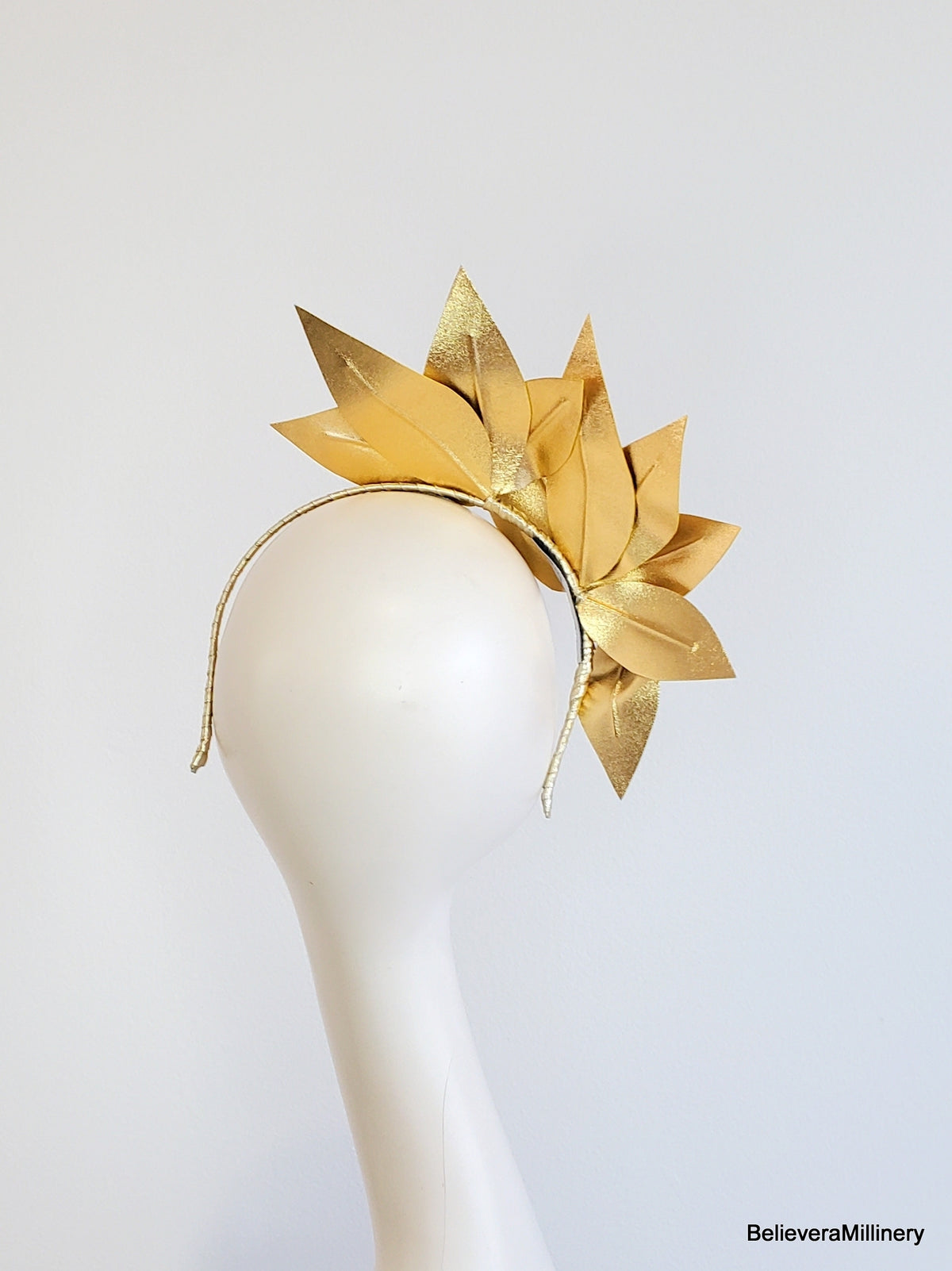 Gold Fascinator