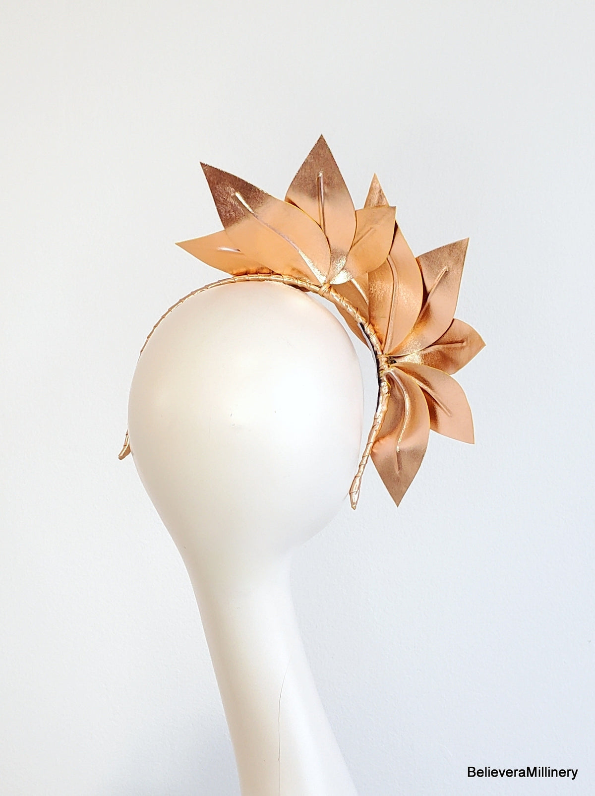 Rose Gold Fascinator