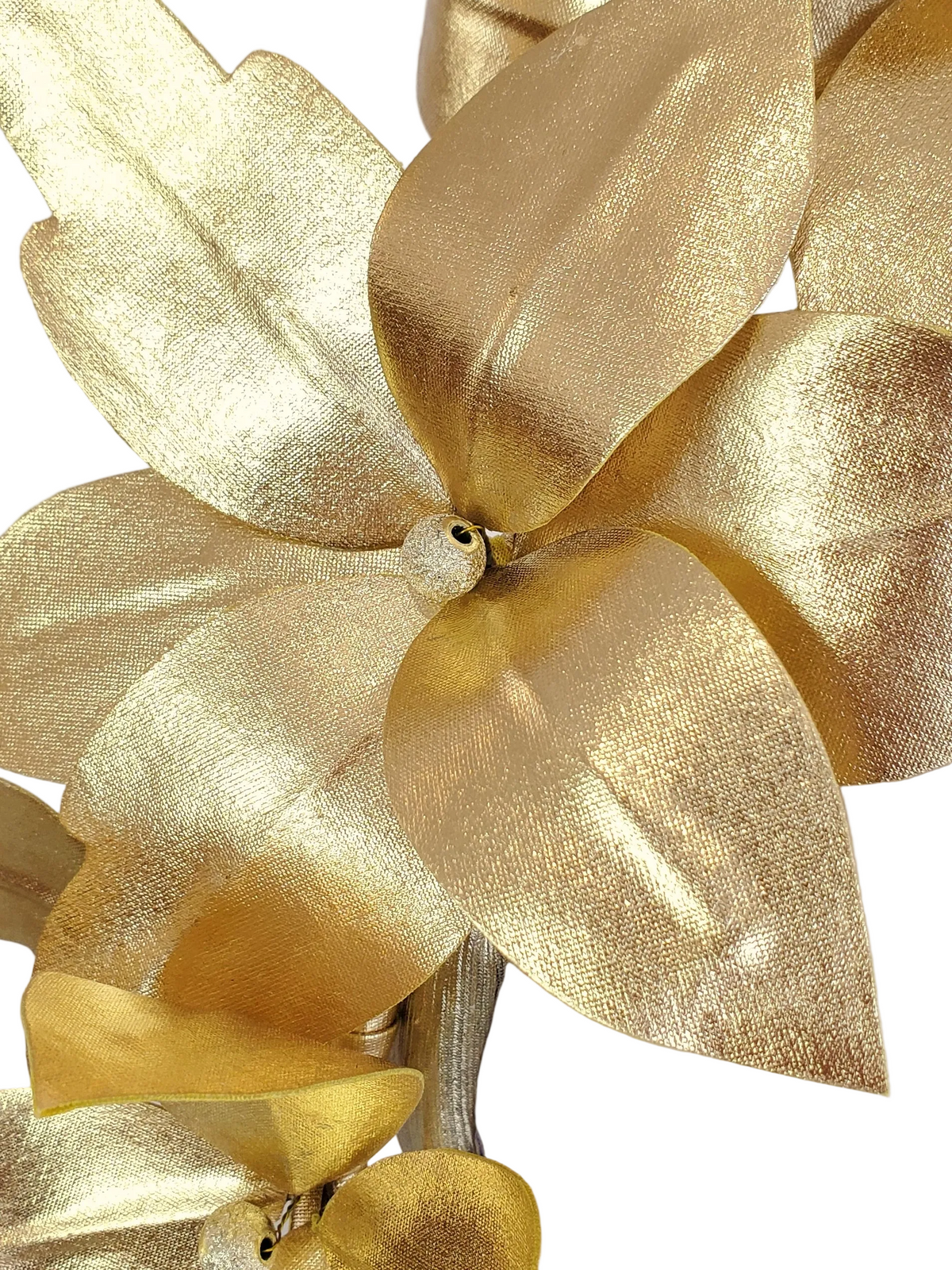 Gold Flowers Fascinator