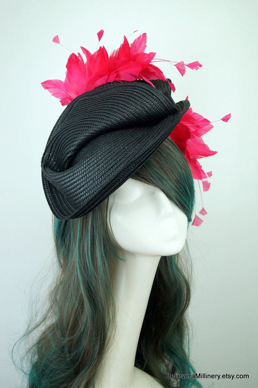 Black Pink Hat BM989