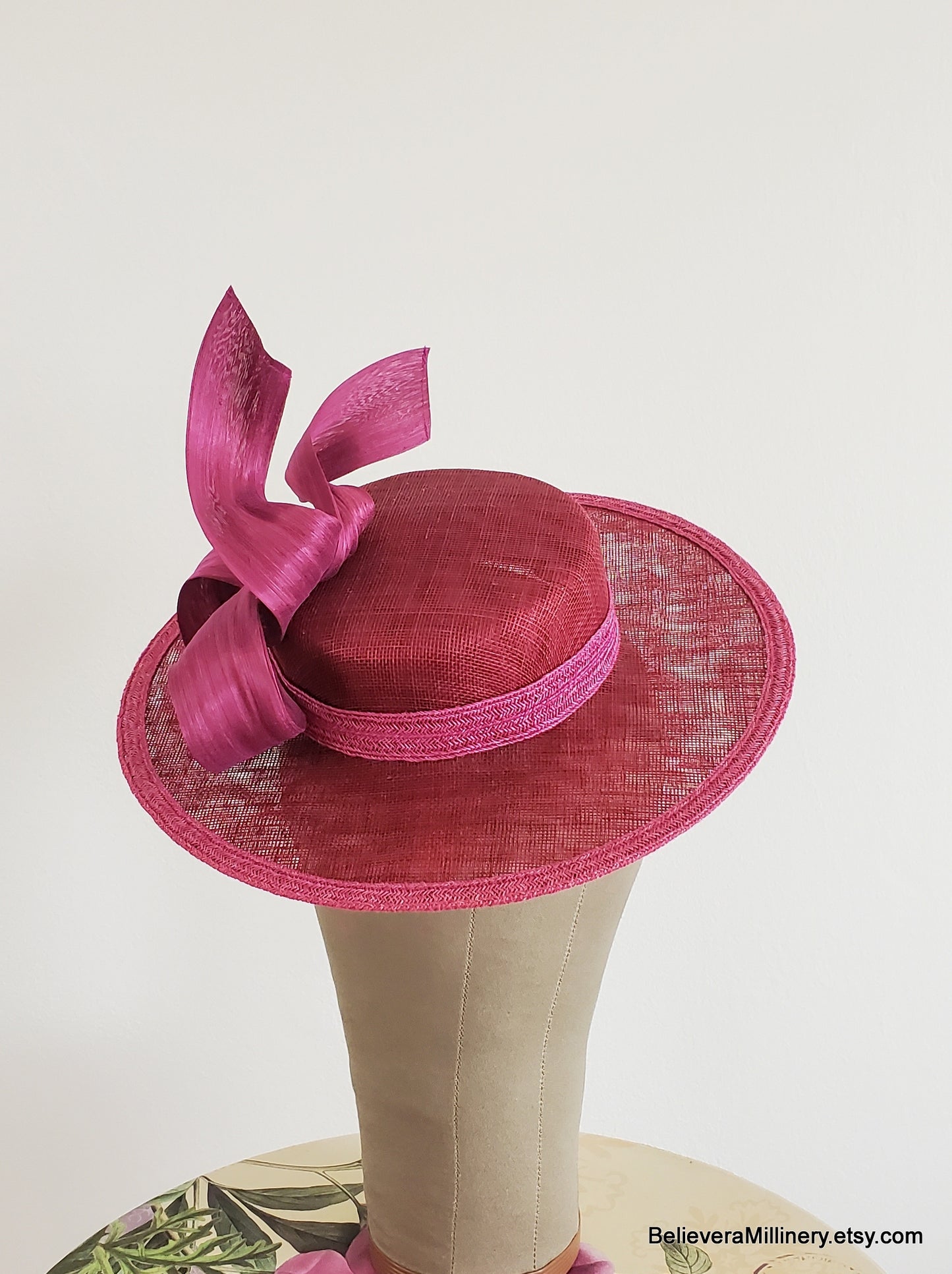 Burgundy Boater BM1269