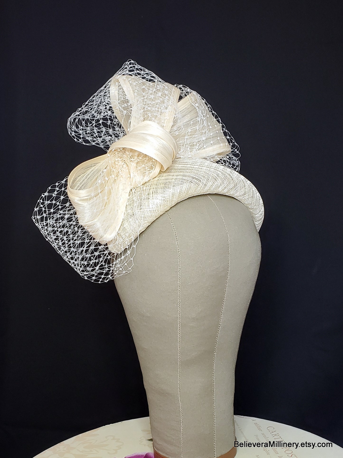 Cream hat - BM1255