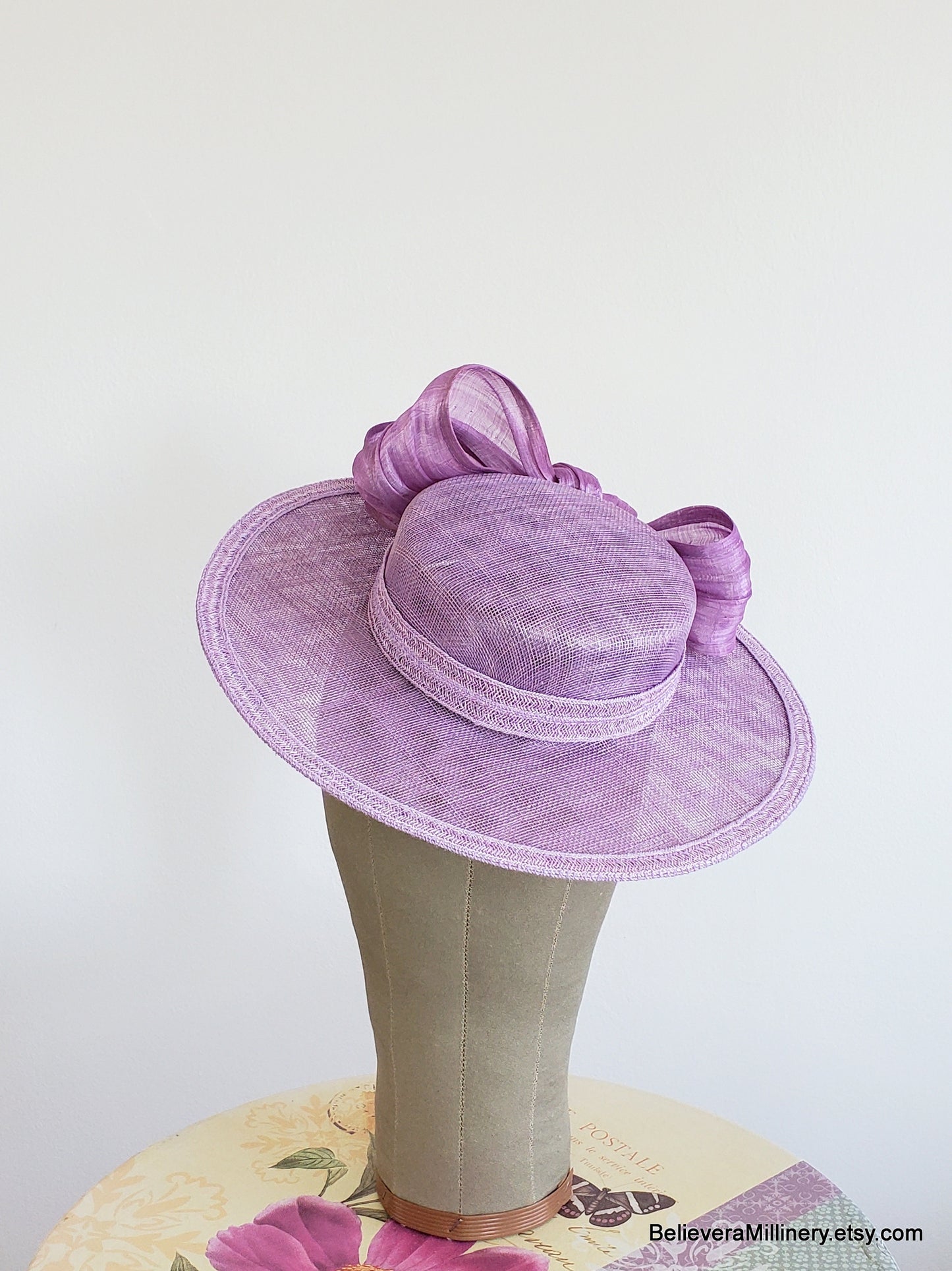 Purple Boater - BM1259