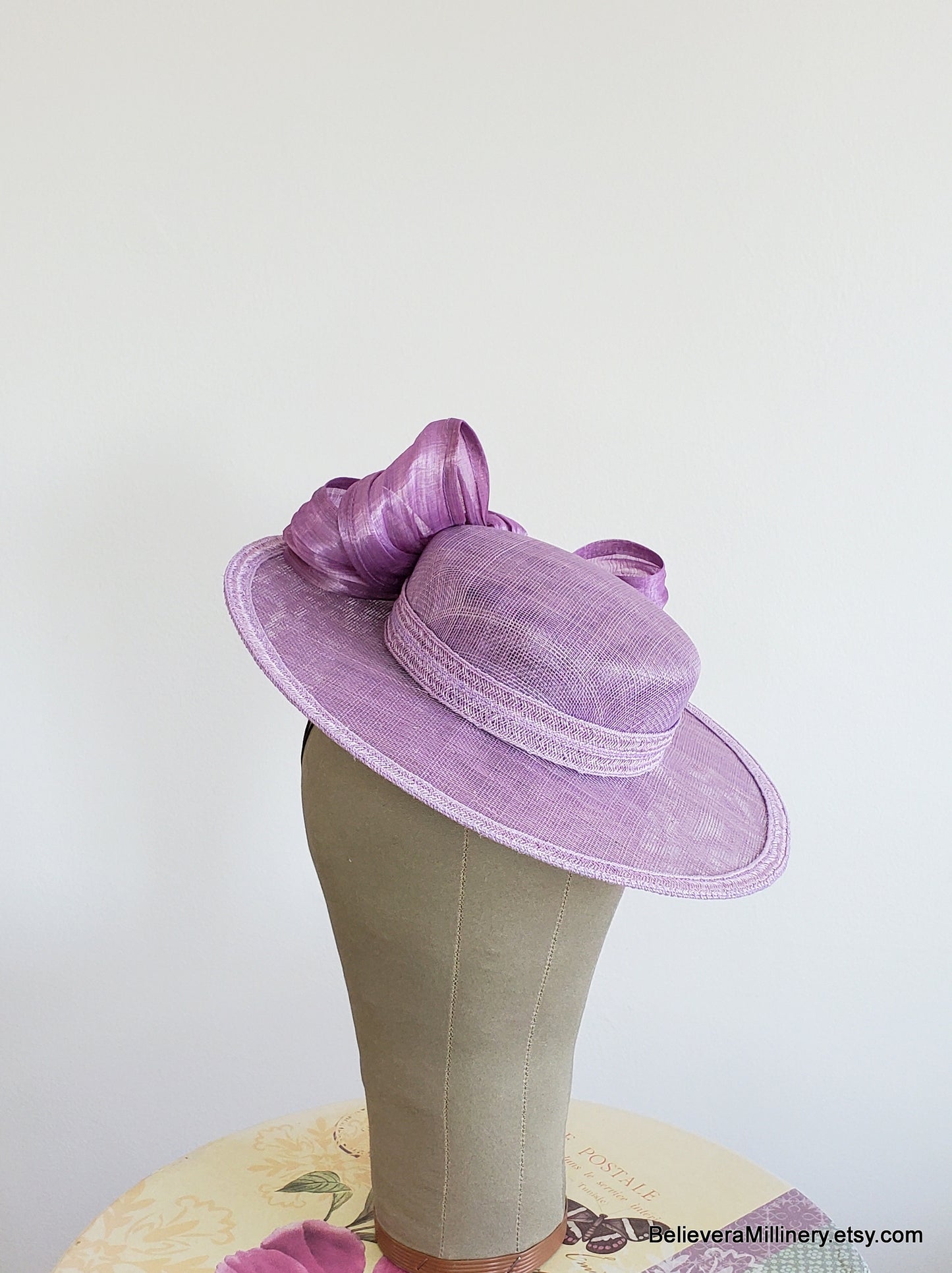 Purple Boater - BM1259