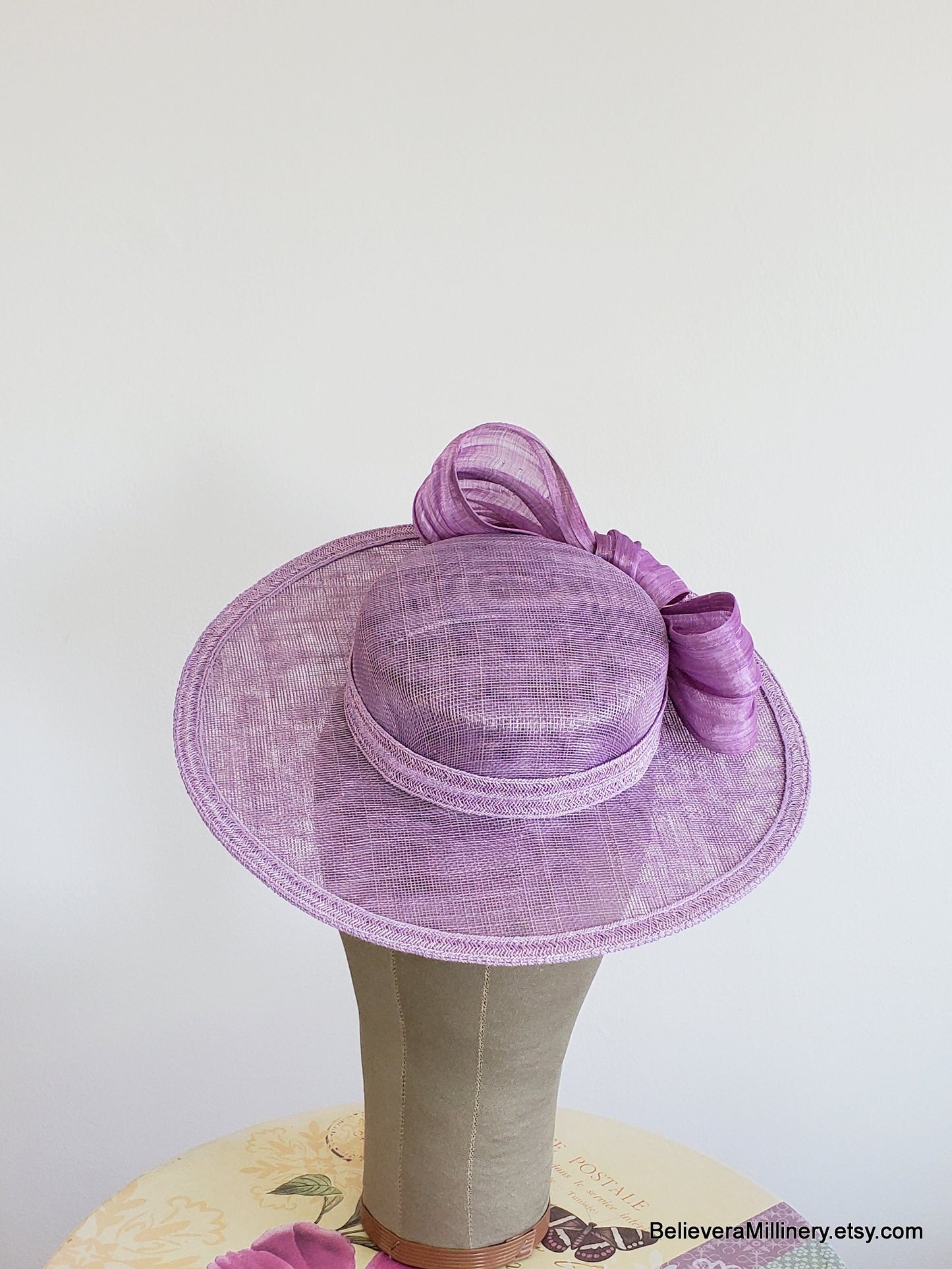 Purple Boater - BM1259