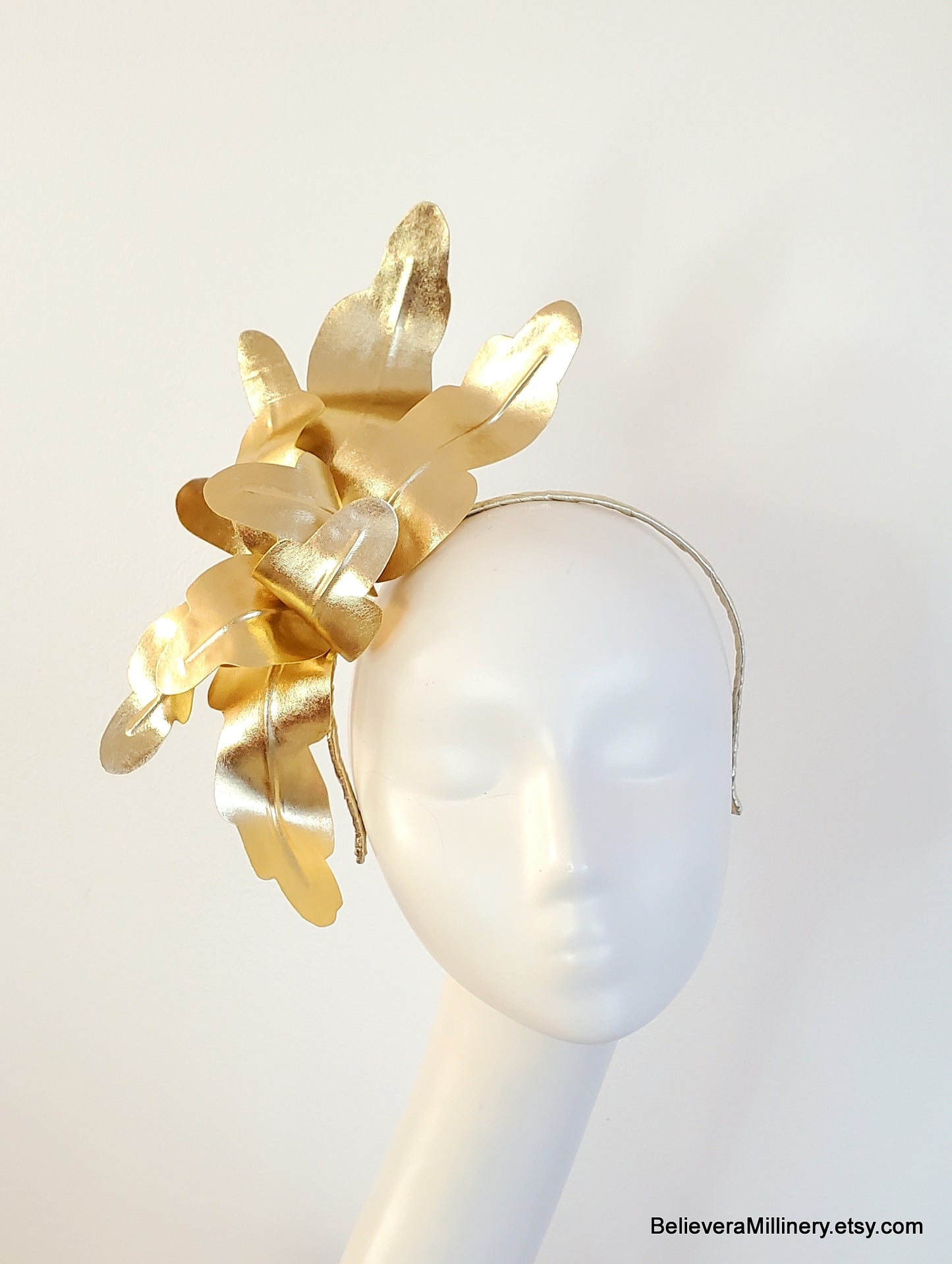Gold Fascinator - BM1298