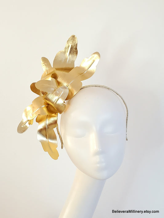 Gold Fascinator - BM1298