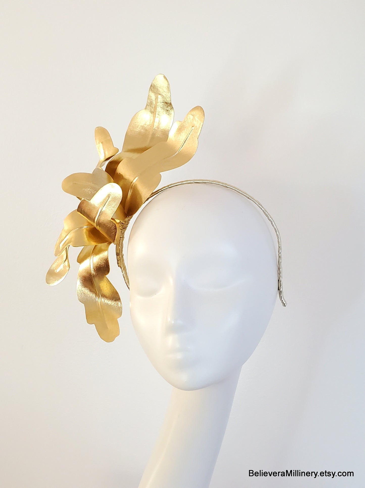 Gold Fascinator - BM1298