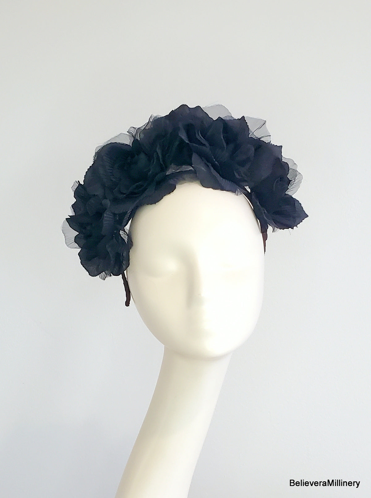 Black Flowers Crown