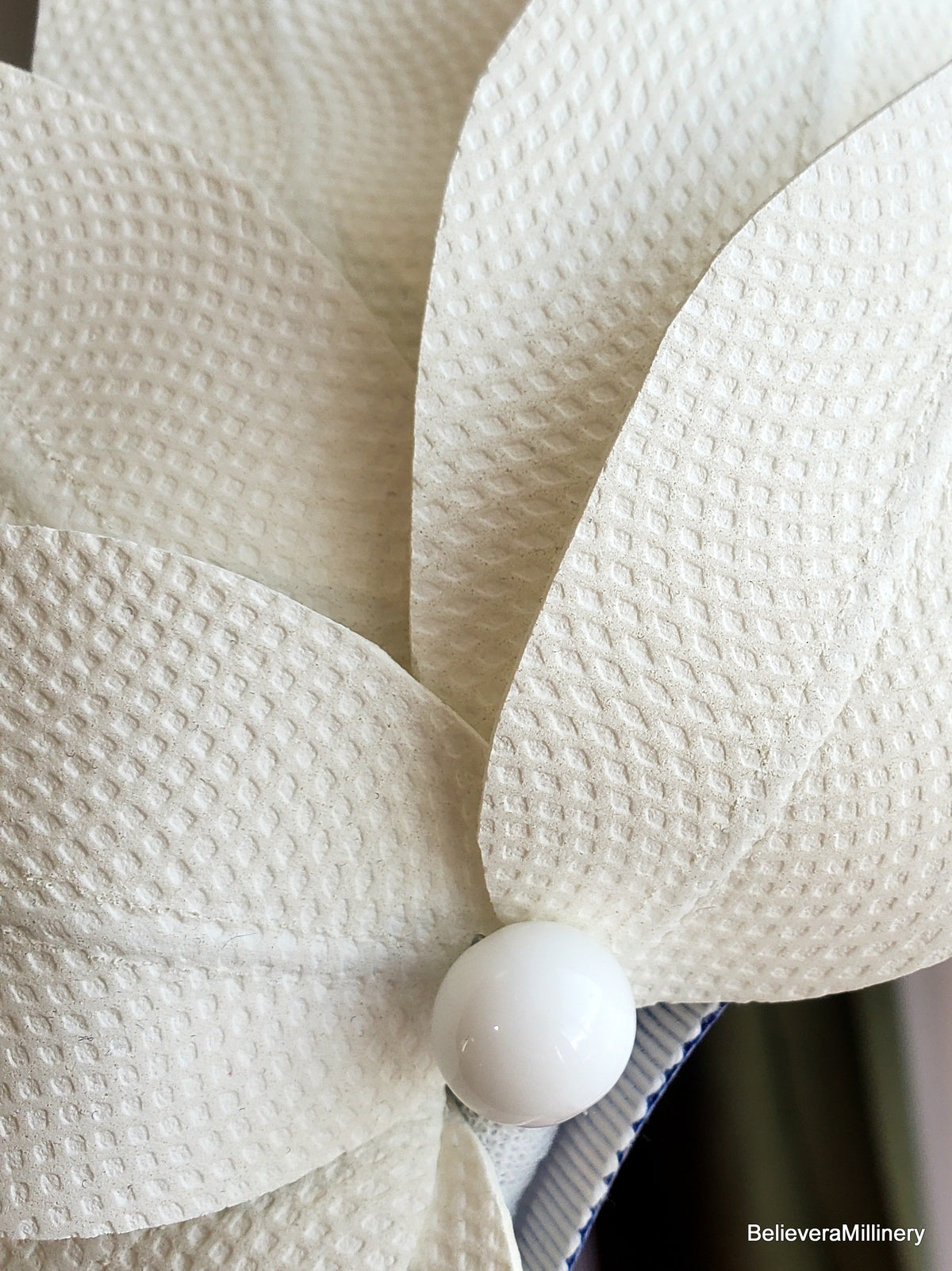 White Flower Fascinator