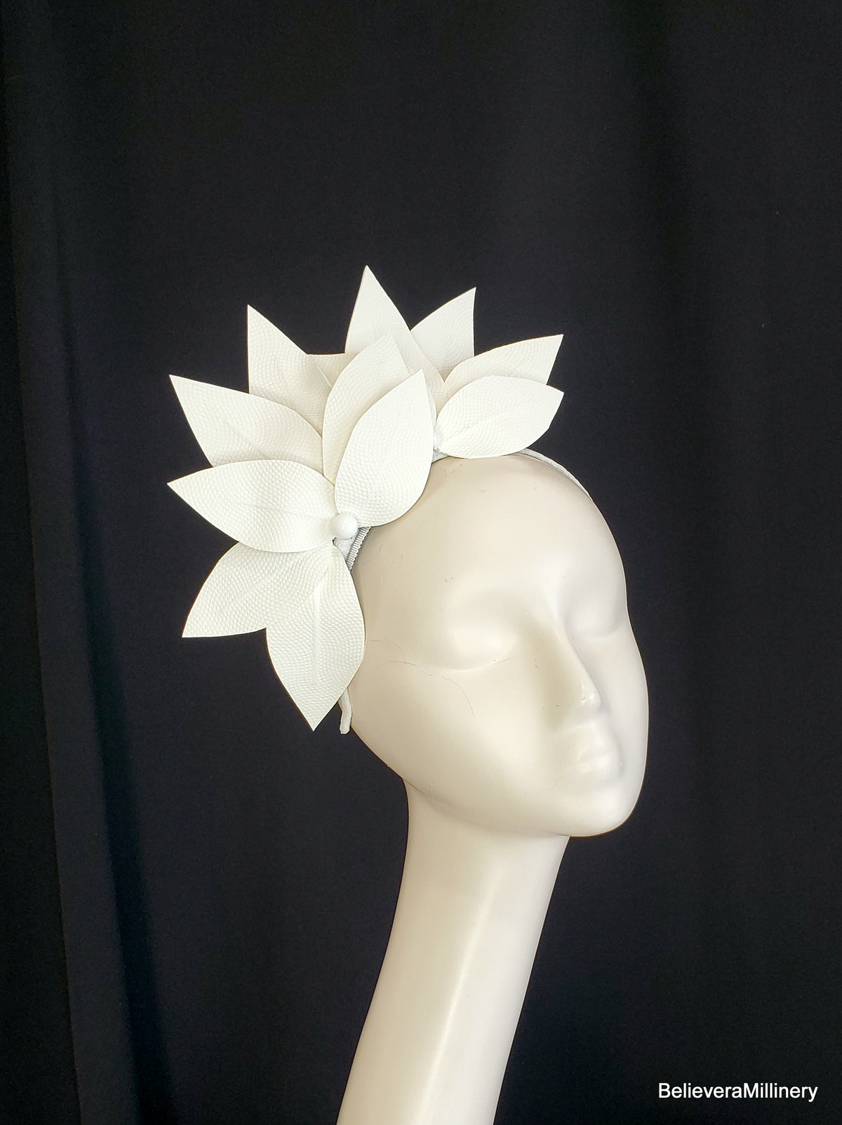 White Flower Fascinator