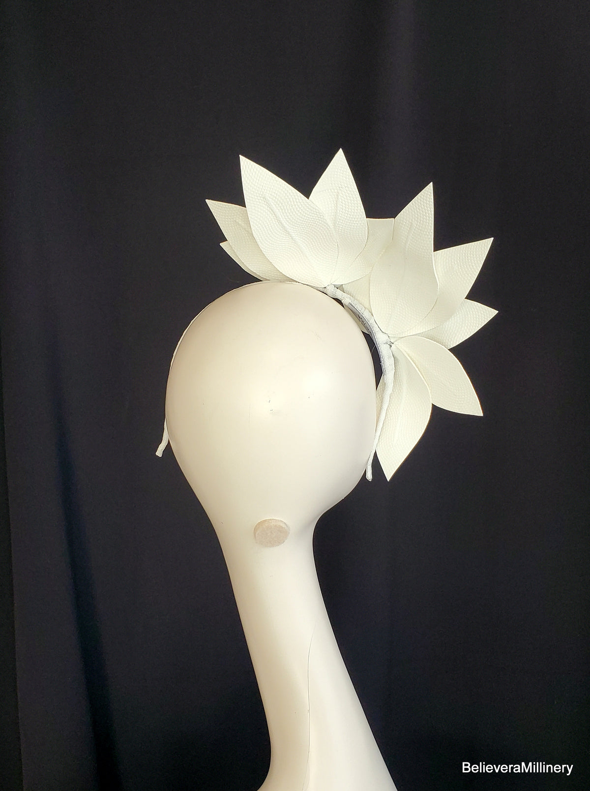 White Flower Fascinator