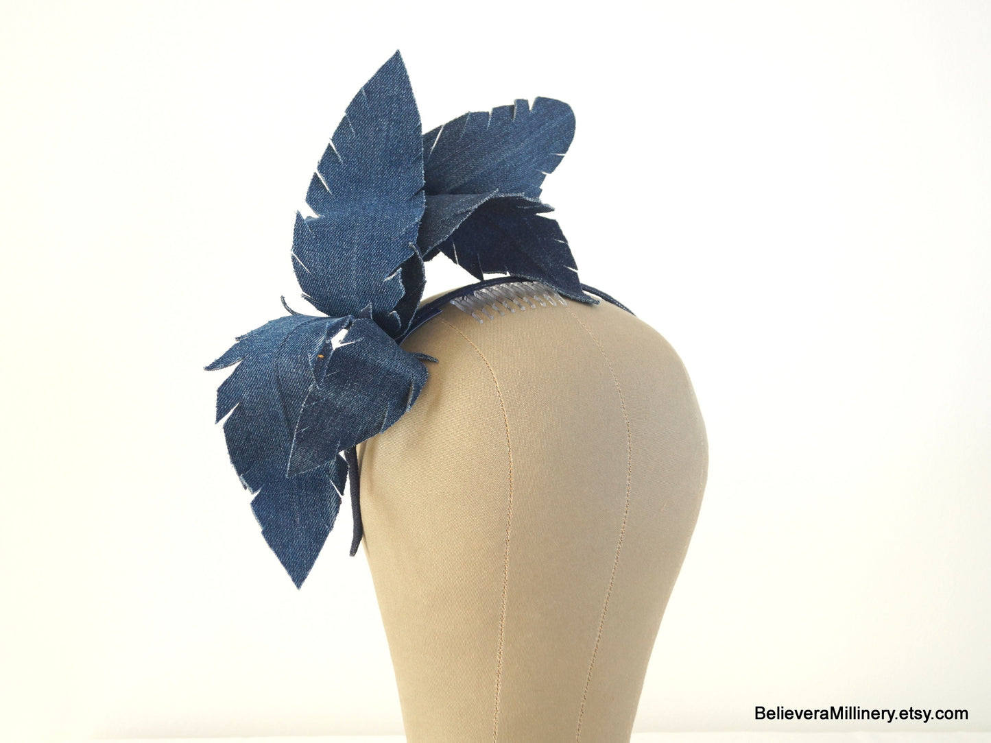 Navy Fascinator - BM1219