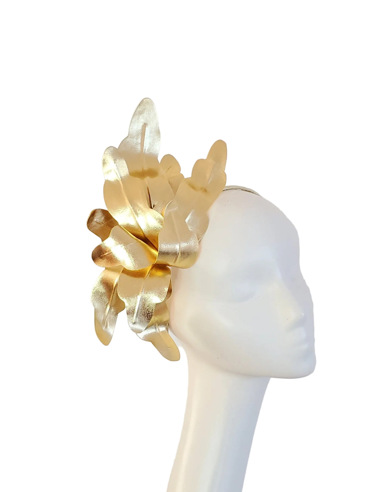 Gold Leaf Headband Fascinator