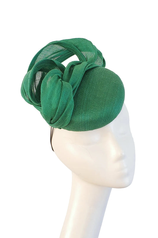 Green Sinamay Hat – Melbourne Cup & Derby Day