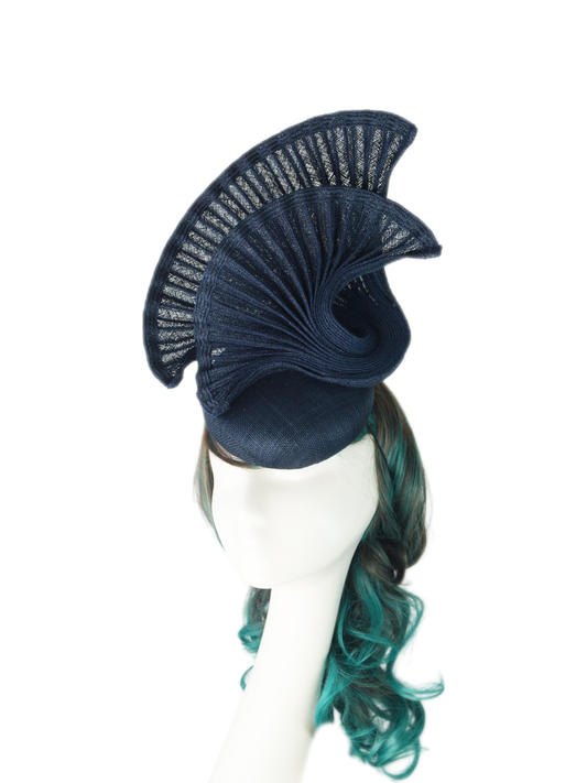 Navy Blue Straw Hat – Melbourne Cup & Race Day