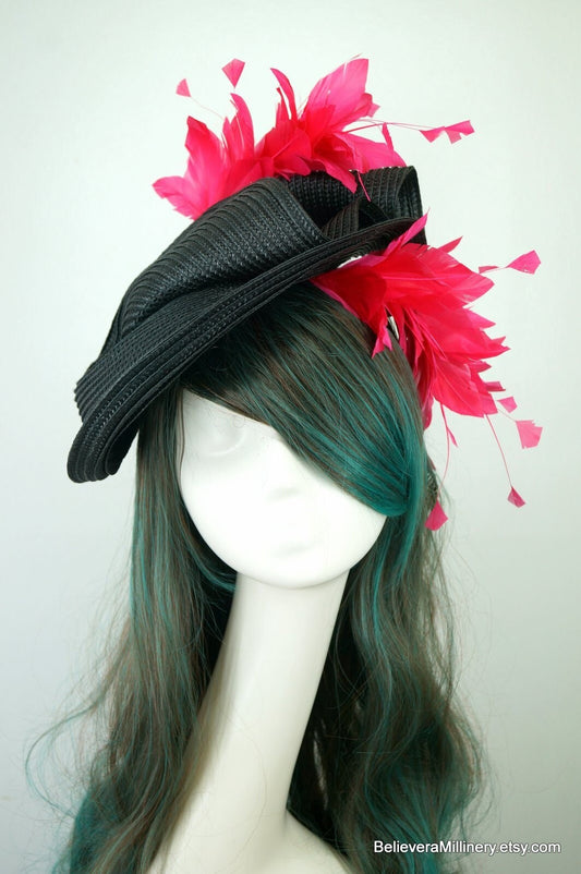 Black Pink Hat BM989