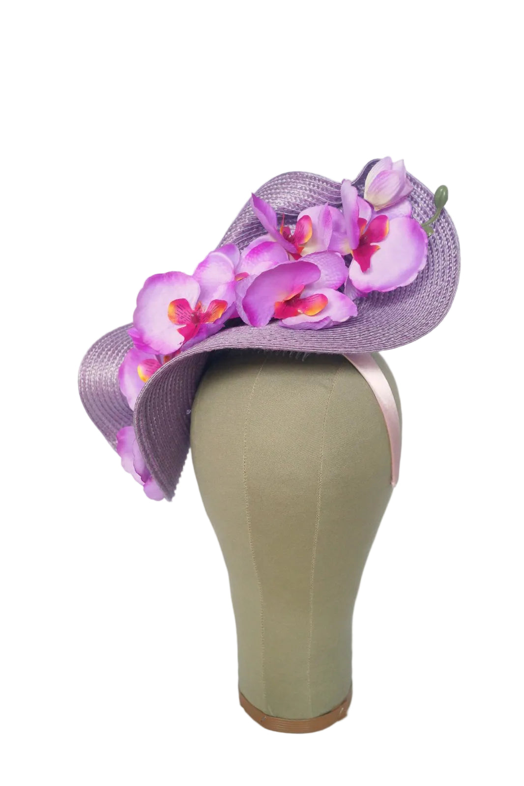Purple Orchid Fascinator: Modern Race Day Headband